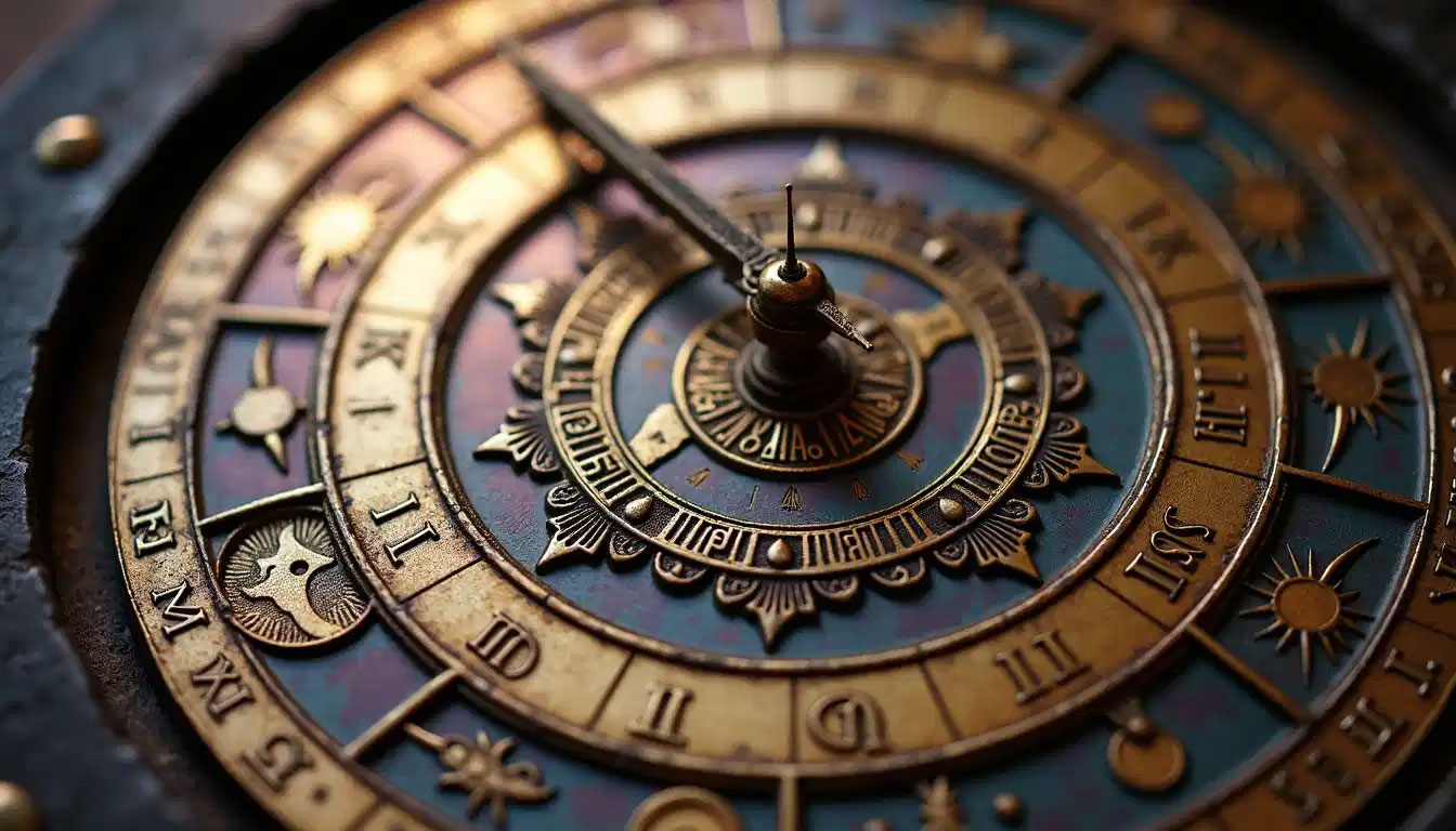 Cadran zodiacal en mouvement — transits planétaires
